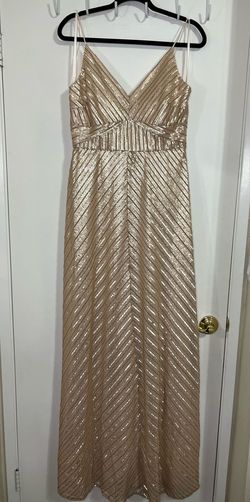 Style -1 Gold Size 6 A-line Dress on Queenly
