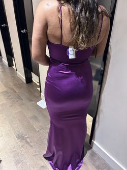 Windsor Purple Size 4 Mermaid Dress on Queenly