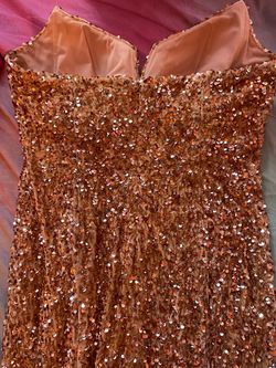 Nude Size 14 Mermaid Dress on Queenly