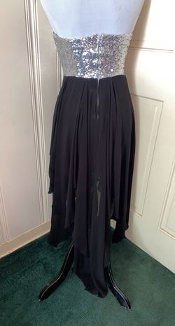 B. Darlin Black Size 8 B Darlin Floor Length A-line Dress on Queenly