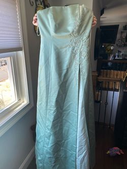 michaelangelo Green Size 4 Prom Ball gown on Queenly