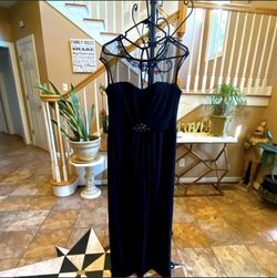 scarlet Black Size 12 Military Floor Length Plus Size Straight Dress on Queenly
