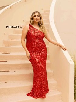 Style RAINBOW Primavera Red Size 20 Rainbow Tall Height Floor Length Plus Size Straight Dress on Queenly