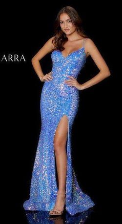 Style AGNES_YELLOW8_355A7 Amarra Yellow Size 8 Sequined Tall Height Sequin Side slit Dress on Queenly