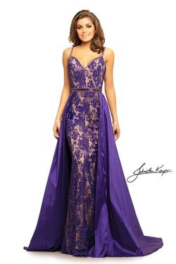Style OLIVIA_PURPLE0_89D3F Johnathan Kayne Purple Size 0 Prom Sequin Straight Dress on Queenly