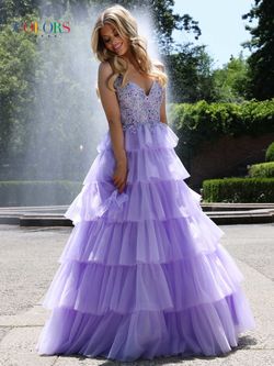 Style JUBILEE_LILAC10_630DE Colors Purple Size 10 Black Tie Pageant Prom Ball gown on Queenly