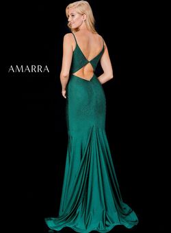 Style ALESSANDRA_PERIWINKLE2_2F5B1 Amarra Blue Size 2 Jewelled Fitted Prom Straight Dress on Queenly