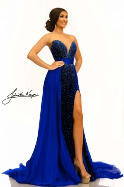 Style CHRISTINA_RED0_842E9 Johnathan Kayne Red Size 0 Prom Jersey Silk Straight Dress on Queenly