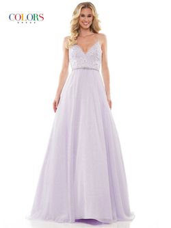 Style PARKER_LILAC2_36E69 Colors Purple Size 2 Floor Length Belt Spaghetti Strap Ball gown on Queenly