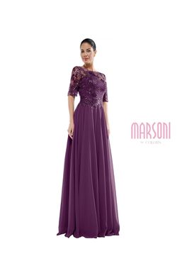 Style MIRACLE_PLUM14_C03DD Colors Purple Size 14 Black Tie Jewelled Straight Dress on Queenly