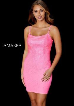 Style COLETTE Amarra Pink Size 0 Floor Length Prom Jewelled Straight Dress on Queenly