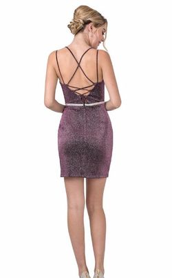 Style DREA_PLUM8_E9DDC Coya Purple Size 8 V Neck Tall Height Straight Dress on Queenly