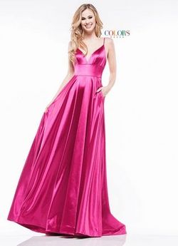 Style KENDALL Colors Pink Size 4 Straight Pockets Tall Height Sweetheart Ball gown on Queenly