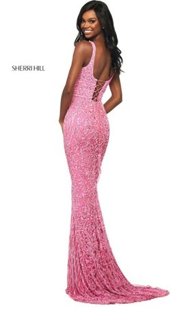 Sherri Hill Pink Size 0 Floor Length Pageant Mermaid Dress on Queenly