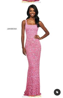 Sherri Hill Pink Size 0 Corset 50 Off Pageant Floor Length Mermaid Dress on Queenly