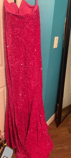 Portia and Scarlett Hot Pink Size 18 Floor Length Sweetheart Barbiecore Mermaid Dress on Queenly