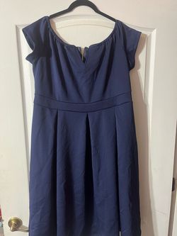 Blue Size 24 A-line Dress on Queenly