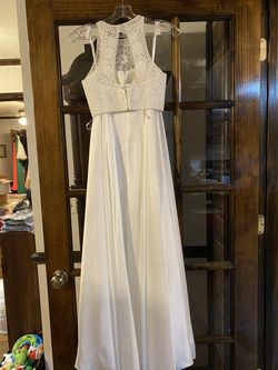 Sherri Hill White Size 00 Floor Length Straight Dress on Queenly