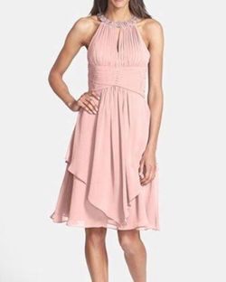 Eliza J Pink Size 6 Homecoming Jewelled Cocktail Dress on Queenly