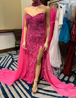 Ashley Lauren Pink Size 0 Pageant Side slit Dress on Queenly