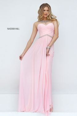 Sherri Hill Pink Size 2 Sorority Formal Strapless Pageant A-line Dress on Queenly