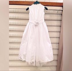 Linzi Jay White Size 6 Train Cotillion Ball gown on Queenly