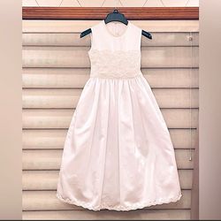 Linzi Jay White Size 6 Train Lace First Communion 50 Off Ball gown on Queenly