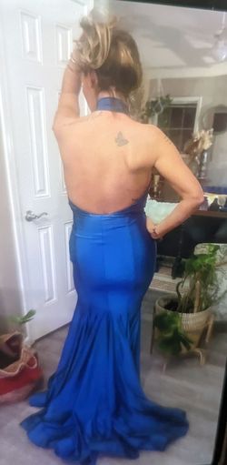 Yes Blue Size 2 50 Off Black Tie Pageant Ball gown on Queenly