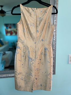 Ann Taylor Nude Size 2 Midi Cocktail Dress on Queenly