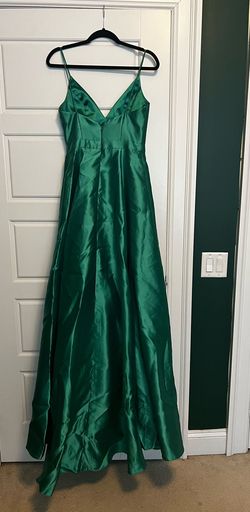 Jovani Green Size 4 Appearance Floor Length 70 Off A-line Dress on Queenly