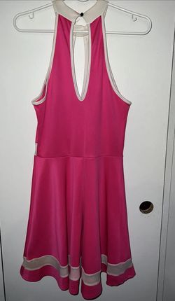Entry Pink Size 12 Prom Pageant Appearance Plus Size Straight Dress on Queenly
