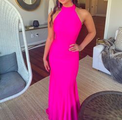 Sherri Hill Pink Size 0 Floor Length Tall Height Straight Dress on Queenly
