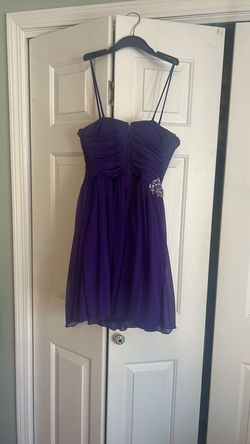 Purple Size 10 A-line Dress on Queenly