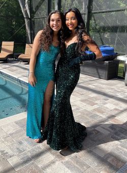 Style -1 Portia and Scarlett Green Size 2 Sequined Mermaid Dress on Queenly