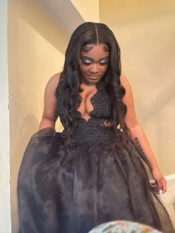 Black Size 22 Ball gown on Queenly