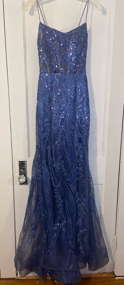 Sherri Hill Purple Size 4 Pageant Prom Free Shipping Mermaid Dress on Queenly