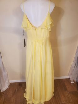 Miaoduo Yellow Size 16 Floor Length Plus Size Ball gown on Queenly