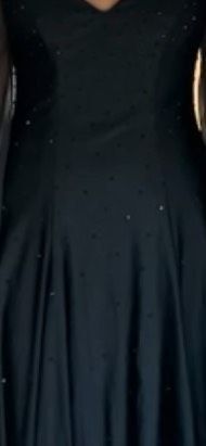 Johnathan Kayne Black Size 0 Floor Length A-line Dress on Queenly