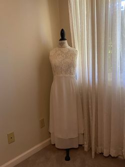 Scott McClintock White Size 12 Straight Dress on Queenly