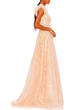 Mac  Duggal Orange Size 16 50 Off Black Tie Feather Ball gown on Queenly