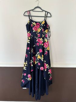 Xscape Blue Size 6 50 Off Train Dress on Queenly