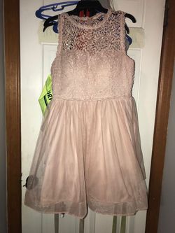 Nude Size 16 Cocktail Dress on Queenly