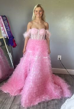 Sherri Hill Pink Size 2 Black Tie Pageant Ball gown on Queenly