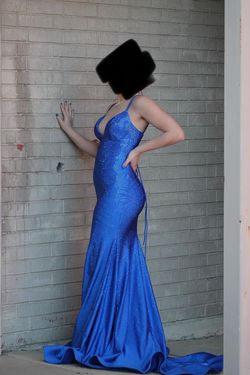 Sherri Hill Blue Size 2 50 Off Spaghetti Strap Pageant Homecoming Straight Dress on Queenly