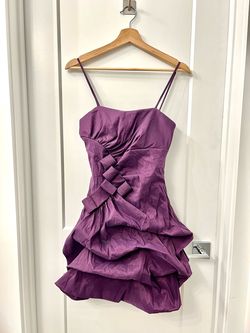 Cindy Purple Size 8 50 Off Burgundy Midi Cocktail Dress on Queenly