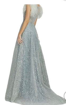 Mac Duggal Blue Size 12 70 Off Floor Length A-line Dress on Queenly