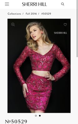 Sherri Hill Pink Size 4 Euphoria Midi Homecoming 50 Off Cocktail Dress on Queenly