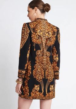 Style GOLDEN Belle Le Chic Gold Size 14 Long Sleeve Sleeves Silk Cocktail Dress on Queenly