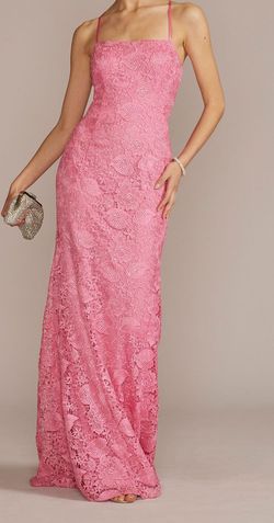 David's Bridal Pink Size 0 Floor Length 70 Off Prom Mermaid Dress on Queenly