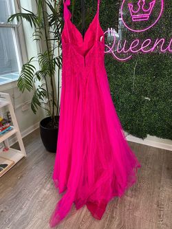 Ellie Wilde Pink Size 10 Floor Length 50 Off Black Tie Ball gown on Queenly